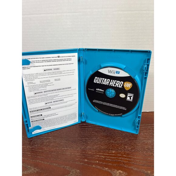 Guitar Hero Live Wii U Game Complete With Case & Manual By Activision A4 - Picture 2 of 3